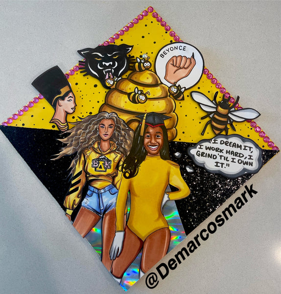 Beyoncé 3D Grad Cap Topper