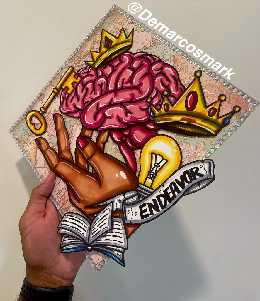 Psychology 3D Grad Cap Topper – Demarcosmark