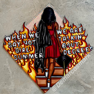 Hot Girl Summer 3D Grad Cap Topper