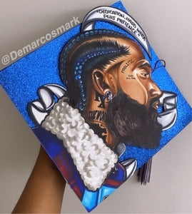 Nipsey Hussle 3D Grad Cap Topper